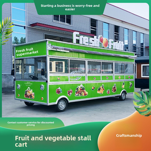 Robust Heavy Duty Food Truck Fashion Fast Food Kiosk Practical Stand For Coffee <b>Snack</b> Selling Service - Product Image 6