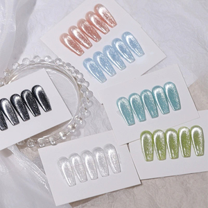 Esmalte de Uñas en Gel UV con Purpurina Efecto Ojo de Gato, en Botella Pequeña, de Resina, de Ferndale, de Lujo, para Arte de Uñas DIY, No Tóxico, Ecológico, Vegano, de Larga Duración - Product Image 4
