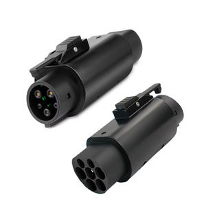 Adattatore di ricarica EV 32A 7KW IEC 62196 da Tipo 2 a Tipo 1, Adattatore di ricarica rapida per auto elettriche SAE J1772 con blocco antifurto - Product Image 2