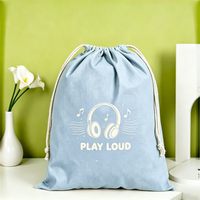 Sac à dos en toile simple, léger, écologique, unisexe, multifonctionnel, pour la gym, les voyages, les courses, avec cordon de serrage
