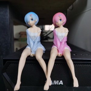 Figura de PVC de Rem <span class=keywords><strong>en</strong></span> Pijama, Posición Sentada, Reimu, Figura de Chica Bonita, Instant Noodle Press, ReZero: Empezando de Cero <span class=keywords><strong>en</strong></span> un <span class=keywords><strong>Mundo</strong></span> Diferente - Product Image 1