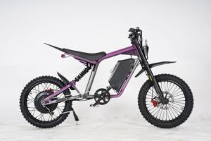 มอเตอร์ไซค์ไฟฟ้าแบบออฟโรดสำหรับการแข่งขัน รุ่น 60V โครงสร้างอัลลอยน้ำหนักเบาขั้นสูง พร้อมระบบเบรกดิสก์ไฮดรอลิก - Product Image 4