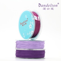 Tali Dandelion 2.5mm D2 Lanyard Benang Poliester untuk Merangkai Manik-Manik, Aksesoris Perhiasan, Tali Gelang, Bahan Kalung, 57 Warna