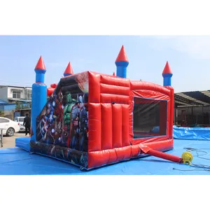 Venta caliente casa inflable Castillo comercial toboganes inflables secos para la venta