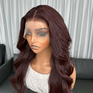 Pelucas de Cabello Sintético con Frente de Encaje 13x6, Ondas Corporales, Densidad 180%, HD Transparente, Listas para Enviar, Compra al por Mayor de Proveedores Chinos - Product Image 6