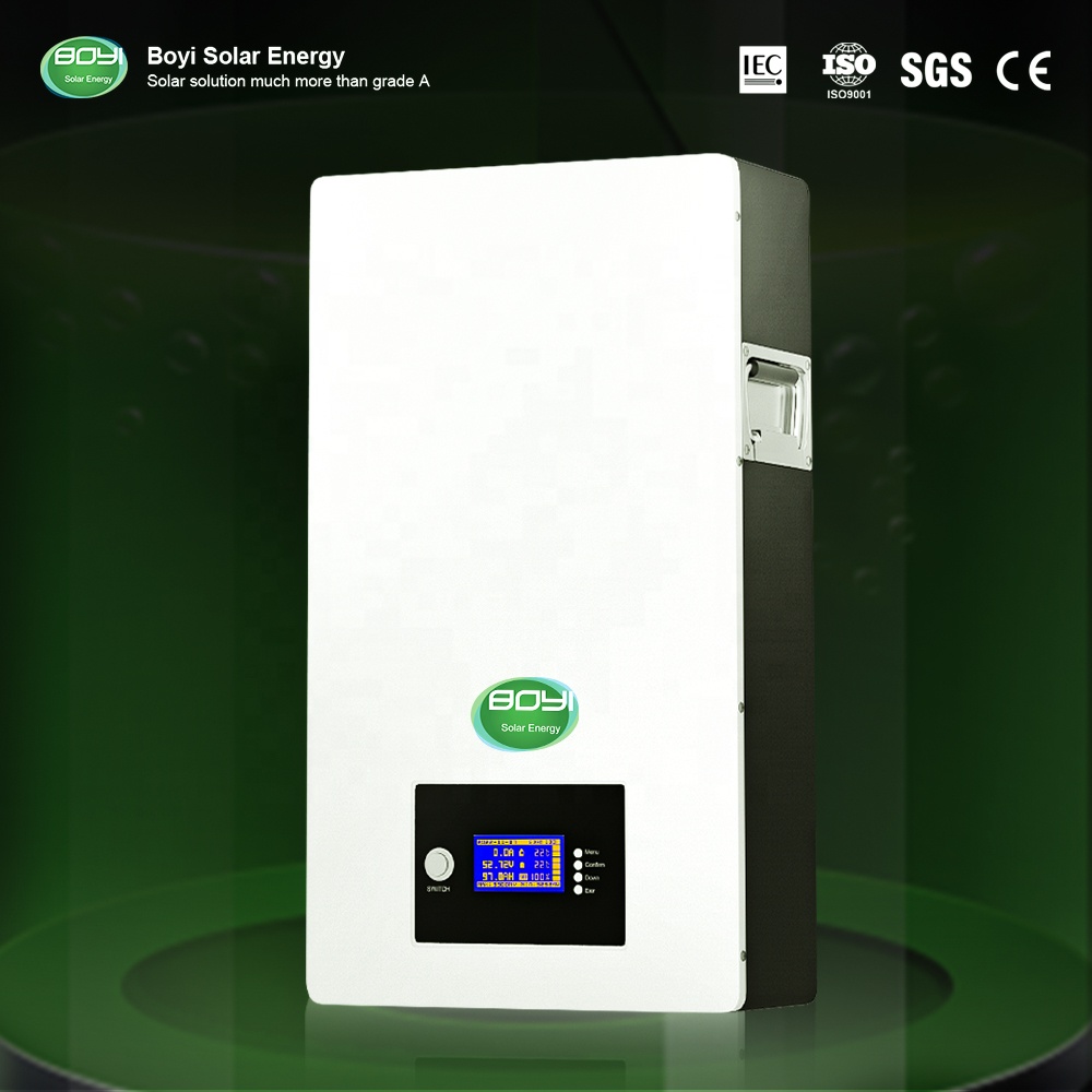 Солнечная ионная батарея с питанием от BOYI Energy lifepo4, настенная солнечная батарея, 200ah