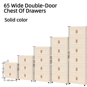 65Cm Rộng Đa Chức Năng Nhựa Ngăn Kéo Tủ Lưu Trữ Gấp Phòng Khách Tủ Ngăn Kéo Tủ Quần Áo Nhựa Lưu Trữ Ngăn Kéo - Product Image 1
