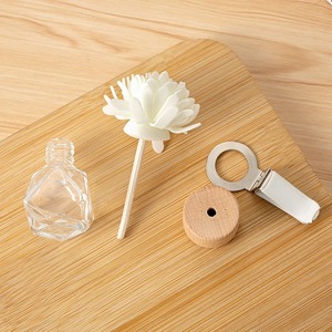 Ambientador de Coche de 6 ml, Decoración Interior para Coche, Perfume para Salida de Aire, Botella de Vidrio Vacía para Aromaterapia - Product Image 3