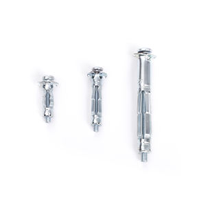 Vis <span class=keywords><strong>de</strong></span> fixation murale, ancre murale creuse en acier inoxydable, 4x38, en Zinc plaqué, résistante, 10 pièces, offre spéciale - Product Image 1