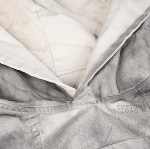 Sudadera con Capucha Unisex Extra Grande, Estilo Vintage, Lavado Ácido, con Cierre y Logotipo Personalizado, Ropa Casual Urbana, Nueva Llegada, Alta Calidad - Product Image 5