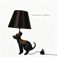 Escultura de Perro Moderna de Fibra de Vidrio a Tamaño Real Personalizada con Luz para Vestíbulo de Hotel y Proyectos de Villas, Fábrica de Estatuas Contemporáneas