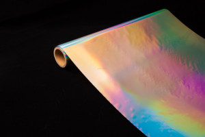 EVA <span class=keywords><strong>OPP</strong></span> holografik laminasyon rulo Film altın/gümüş BOPP karton için parlak yumuşak plastik streç ambalaj etiket - Product Image 3