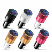 Mini Chargeur de Voiture Canon 3.1A USB+PD ABS+PC Tête de 15W Sortie Port Type-C 5V/3A Emballage Boîte Vente en Gros Transfrontalière
