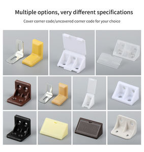 อุปกรณ์เฟอร์นิเจอร์ ตัวเชื่อมต่อตู้ ขั้วต่อมุมพลาสติก - Product Image 3