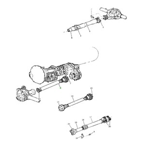 Eje de Transmisión Trasero 52105884AA para Jeep Grand Cherokee 2001-2005, Acero, Nuevo - Product Image 4