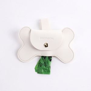 Distributeur de sacs à déjections canines personnalisé avec logo, porte-sacs à déjections canines en cuir PU, sac de ramassage de déjections pour animaux de compagnie - Product Image 4