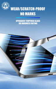 KA-C04 Verre trempé 9H HD transparent anti-reflet anti-statique couverture intégrale épaisseur 0,3 mm pour tous les modèles de tablettes 12,9 pouces - Product Image 4