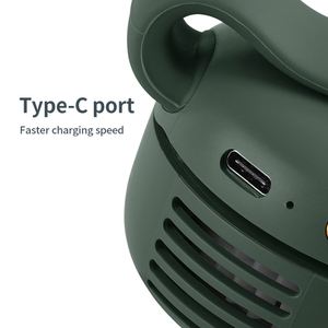 คลิปหนีบเอว 360 °   พัดลมพกพาแบบชาร์จไฟได้ Usb-C ปรับแรงลมได้ 3 ระดับ สำหรับกีฬากลางแจ้ง - Product Image 5