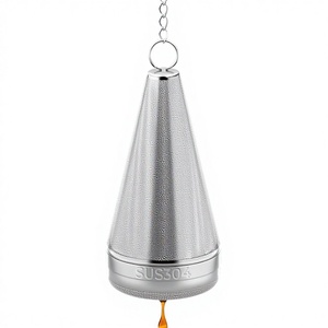 Infusores de Té Portátiles Vintage Feelife, Filtro de Malla Fina de Acero Inoxidable 304 Pulido para Té de Hojas Sueltas - Product Image 1