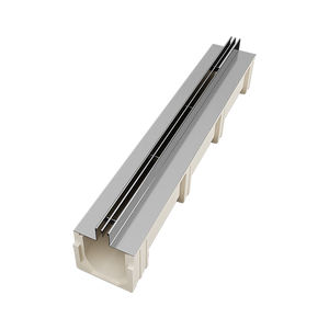 Qualité assurée moderne en acier inoxydable Base en forme de U gouttière couverture de Drainage en béton rapide pour évier d'eau matériau de construction en métal - Product Image 1