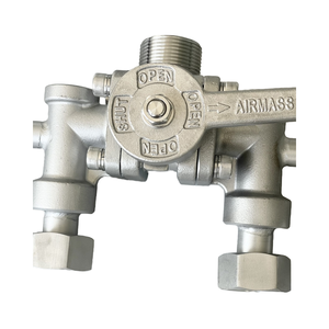 DQS15D Port 22 ODM Cryogenic 5-Way Ball <b>Diverter</b> Valves with 316 Stainless Steel Manual Operation for Gas in Bulk Tank Storage - Product Image 6