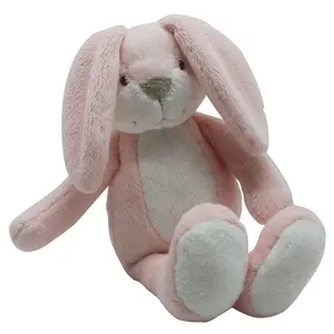 2021 Cute Design Kids Easter Gift Long Ear Pink Rabbit Toy plush Manufacturer Soft Toys Stuffed Animals Plush with Baby