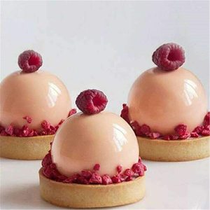 Grand moule à pâtisserie en silicone à 6 cavités demi-sphériques pour la fabrication de <span class=keywords><strong>chocolat</strong></span>, de gâteaux, de gelée, de mousse en forme de dôme - Product Image 6