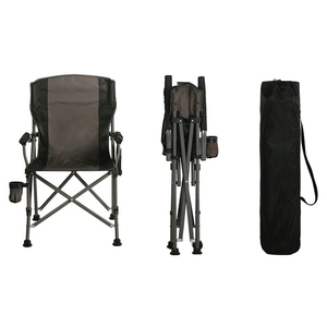 Chaise de camping de jardin pliable en acier inoxydable à faible quantité minimale de commande-Mobilier d'extérieur portable pour la plage et la pêche - Product Image 2