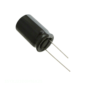 ตัวเก็บประจุแบบ Through Hole รุ่น 35YXJ2200M16X25 ยี่ห้อ Manufacturer Channel  ชนิด CAP ALUM ความจุ 2200 ไมโครฟารัด ค่าความคลาดเคลื่อน 20% แรงดัน 35 โวลต์ แบบ Radial - Product Image 1