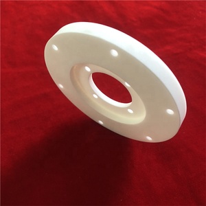 Bride en céramique de verre usinable CNC personnaliser Isolateur <span class=keywords><strong>Macor</strong></span> verre Anneau en céramique avec trou - Product Image 2