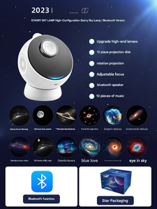 Projecteur d'étoiles HD 12-en-1 avec haut-parleur Bluetooth, veilleuse nébuleuse rotative pour la décoration de chambre - Product Image 4