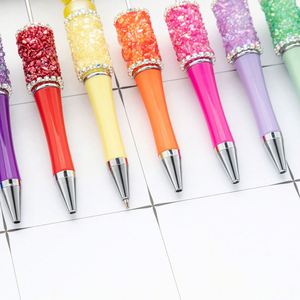 ปากกาลูกปัดพลาสติก DIY คริสตัลสำหรับเด็กผู้หญิง - ไอเดียของขวัญส่งเสริมการขายสุดน่ารัก - Product Image 4