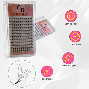 ถาดขนตาปลอมสำเร็จรูป Super Matte Black 8D ขนาด 0.07 มม. ฐานแหลม 8-15 มม. 120 พัด ใช้งานง่ายสำหรับมือใหม่ ใช้ได้ทั้งที่บ้านและร้านเสริมสวย ประหยัดค่าใช้จ่ายและเวลา - Product Image 3