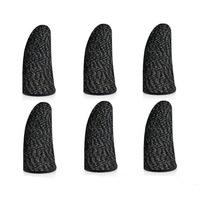 Fundas para Dedos Antideslizantes y Anti-sudor OEM de 2 Dedos, Cubierta para Pantalla Táctil de Teléfono Inteligente, Guantes de Juego para Teléfono Móvil