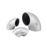 Coude industriel sans soudure en acier inoxydable 304SS / 316L, 90° °   45 °   180 °   Coude estampillé
