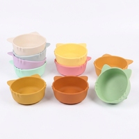 Bol en silicone personnalisé pour bébé, bol d'apprentissage pour tout-petits, OEM ODM ACC-001