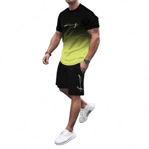 Conjunto de Camiseta sin Mangas con Cuello Redondo y Pantalones Cortos de Punto Sólido, 100% Poliéster, Transpirable y Ecológico, para Hombre, Estilo Casual y Skateboarding - Product Image 5