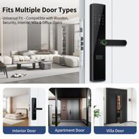 Bluelock Fabrieks Prijs Handgreep Slot Universeel Aluminium Legering WiFi Vingerafdruk Wachtwoord Slimme Deurslot