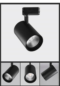 Projecteur LED COB moderne 12W-40W sur <span class=keywords><strong>rail</strong></span> magnétique, corps en aluminium, lampe de focalisation linéaire, luminaires de <span class=keywords><strong>spot</strong></span> pour magasins et points de vente - Product Image 3