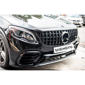 Vente chaude auto corps système pour Benz <span class=keywords><strong>GLC</strong></span> X253 16-19 à GLC63S AMG COUPÉ pare-chocs avant grille de montage arrière diffuseur tuyaux d'échappement - Product Image 4