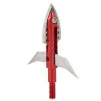 OEM 6 pièces 85 grains en acier inoxydable et aluminium rouge, pointe de flèche mécanique à 2 lames de haute qualité pour la chasse