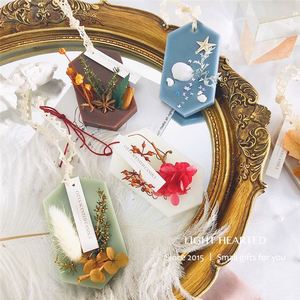 Z &amp; M casa decoración 100% <span class=keywords><strong>de</strong></span> cera <span class=keywords><strong>de</strong></span> <span class=keywords><strong>la</strong></span> soja Natural con flores secas aromaterapia cera <span class=keywords><strong>de</strong></span> coche colgando - Product Image 4