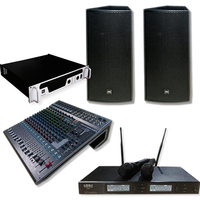 VT5152/QU-16/LS680/CCc1400 1200W 6-MIC Monitor Audio untuk Studio Tari, Panggung, Ruang Tamu, Bar, KTV, Bernyanyi, Speaker Live