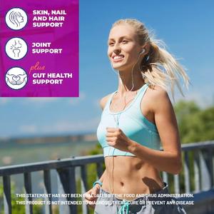 פפטידים קולגן ללא ריח תזונתי פפטידים + פרביוטיקה תוספת אבקה בריאות שיער ובריאות העור - Product Image 4