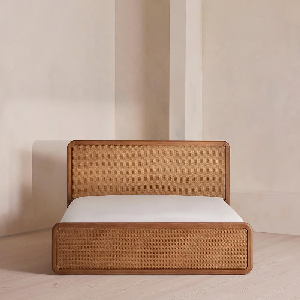 nordic solid wood bed