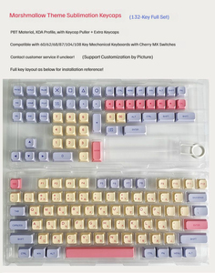 Teclas fonéticas Cangjie, Cangjie Fonético, Ruso, Coreano, Japonés, 132 teclas, XDA, Material PBT de alta calidad - Product Image 6