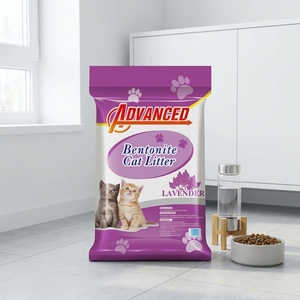 Litière pour chat en bentonite minérale concassée, premium, agglomérante, sans poussière, au charbon actif, prix usine - Product Image 1