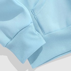 Servicio de Fabricación de Sudaderas Personalizadas, Sudadera Unisex de Algodón y Felpa con Logotipo que Brilla en la Oscuridad, Ropa Urbana, Producción en Fábrica OEM ODM - Product Image 2