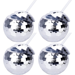 Gobelet de fête en plastique 20oz avec paille, réutilisable en PET, couleur personnalisée, pour événements, avec logo personnalisé, vente en gros - Product Image 1