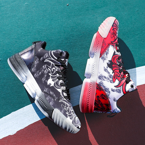 <span class=keywords><strong>Scarpe</strong></span> da Basket Cinesi Sportive Alte 2025 Traspiranti con Suola in Gomma Design Personalizzato per Facebook per Estate Primavera Autunno Marca OEM - Product Image 4